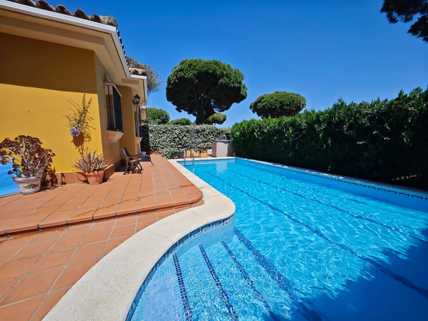 Piscina de Casa o xalet en venda en Chiclana de la Frontera amb Calefacció, Piscina i Moblat