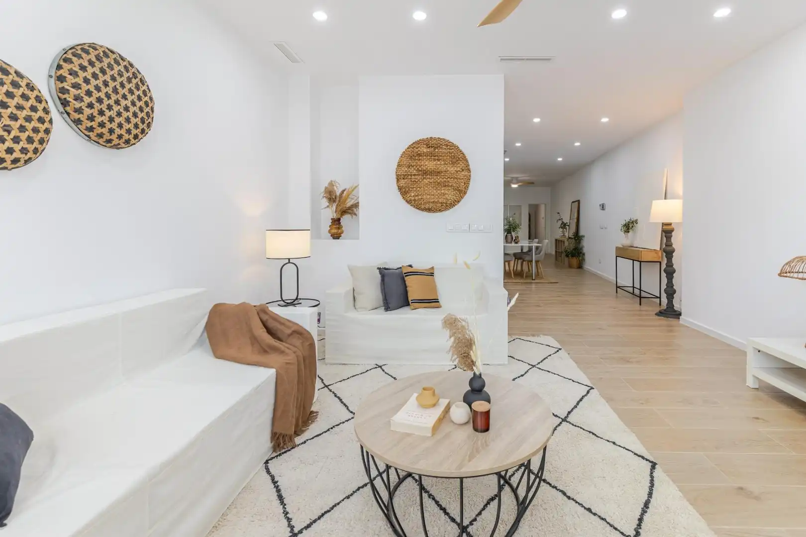 Sala de estar de Planta baja en venta en Bonrepòs i Mirambell con Aire acondicionado