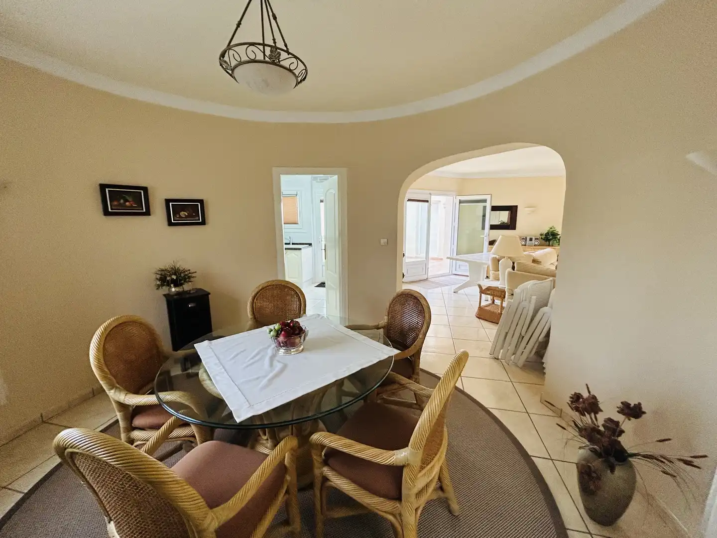 Dining room of Houses for sale in Dénia  with Air Conditioner, Private garden and Terrace