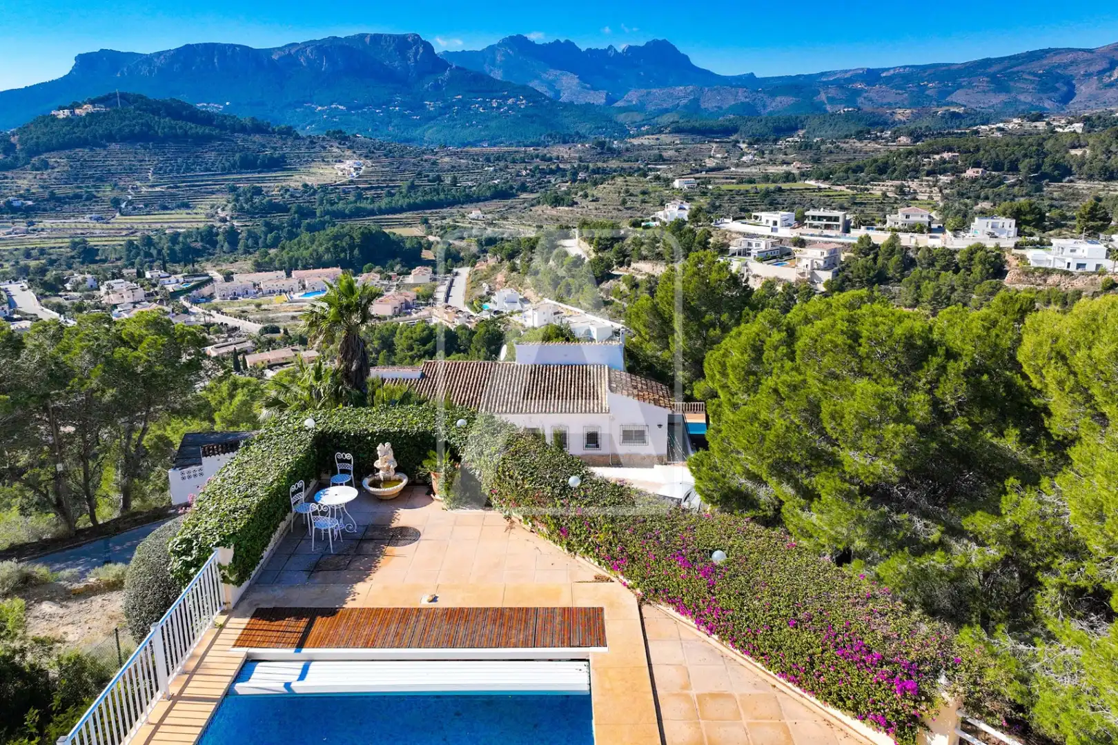 Exterior view of Houses for sale in Calpe / Calp  with Air Conditioner, Heating and Private garden