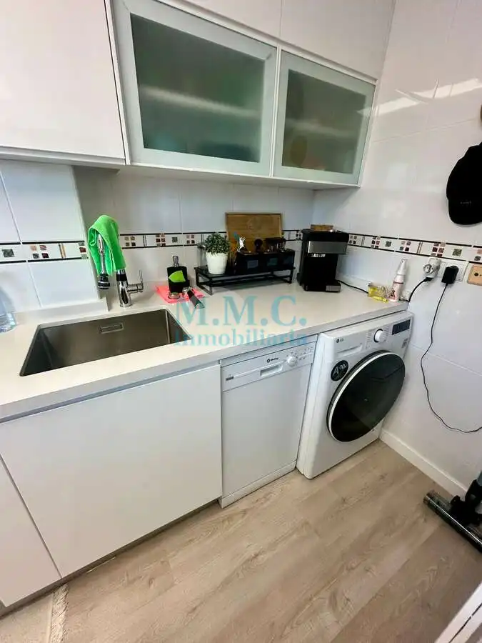 Kitchen of Attic for sale in Roquetas de Mar  with Air Conditioner, Terrace and Furnished