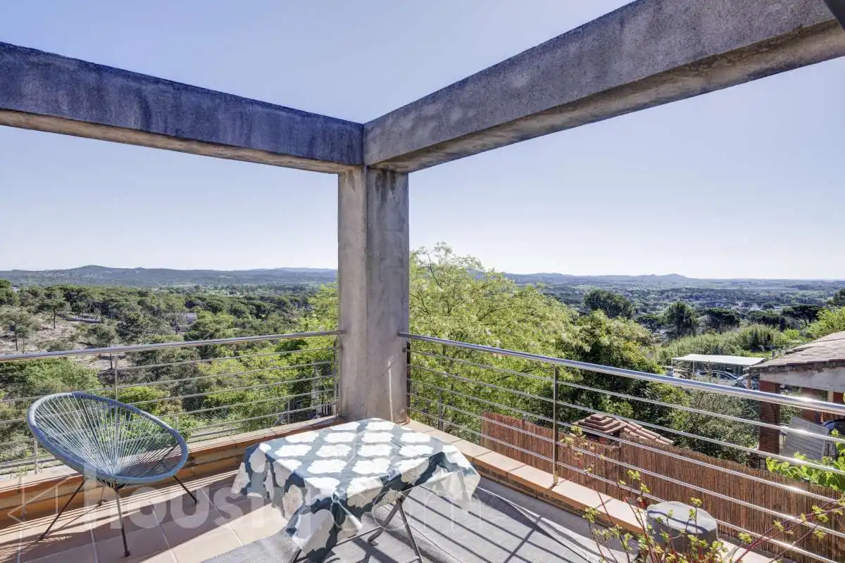 Terrassa de Casa o xalet en venda en Fogars de la Selva amb Aire condicionat, Calefacció i Jardí privat