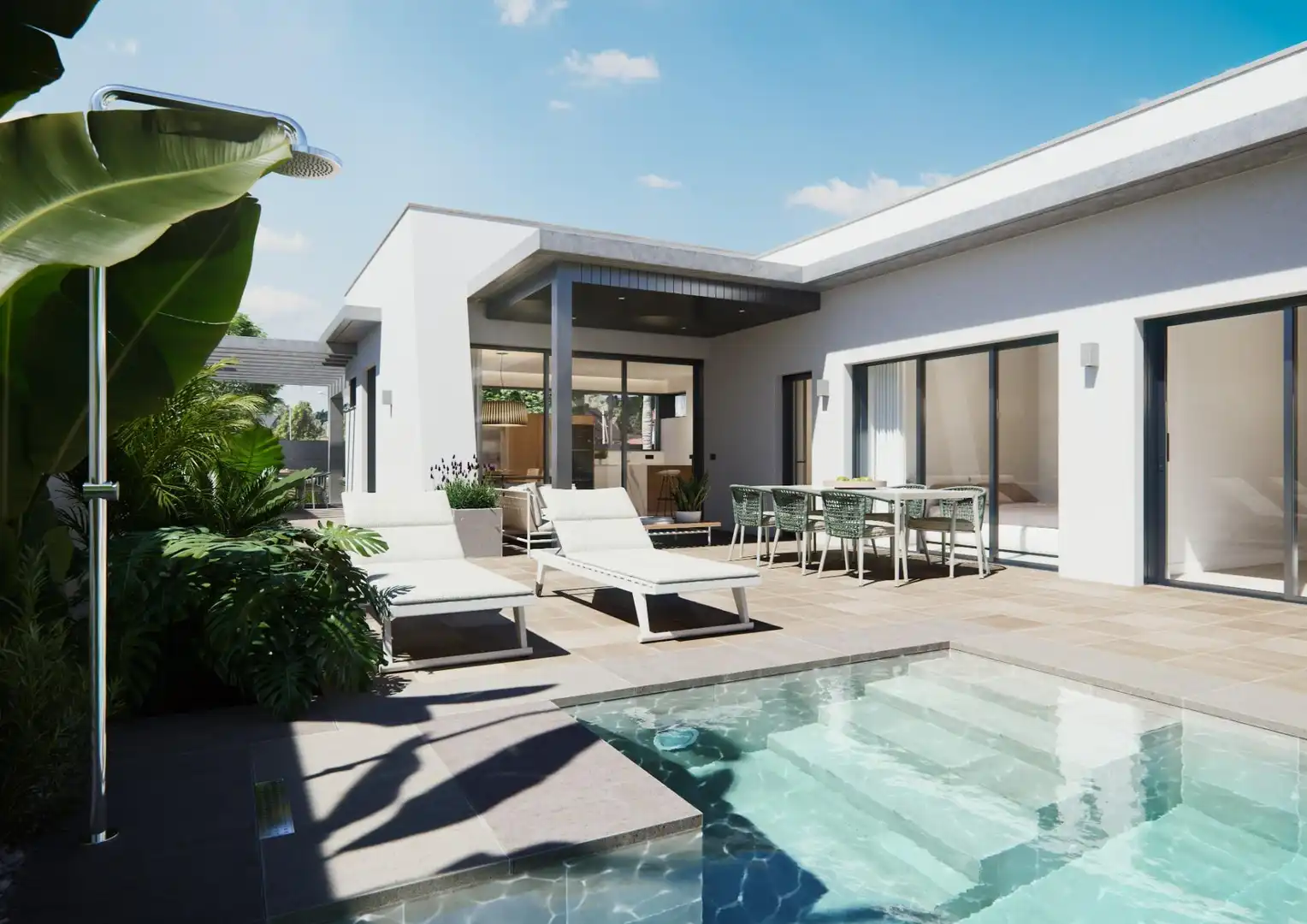 Terraza de Casa o chalet en venta en San Javier con Aire acondicionado, Calefacción y Jardín privado