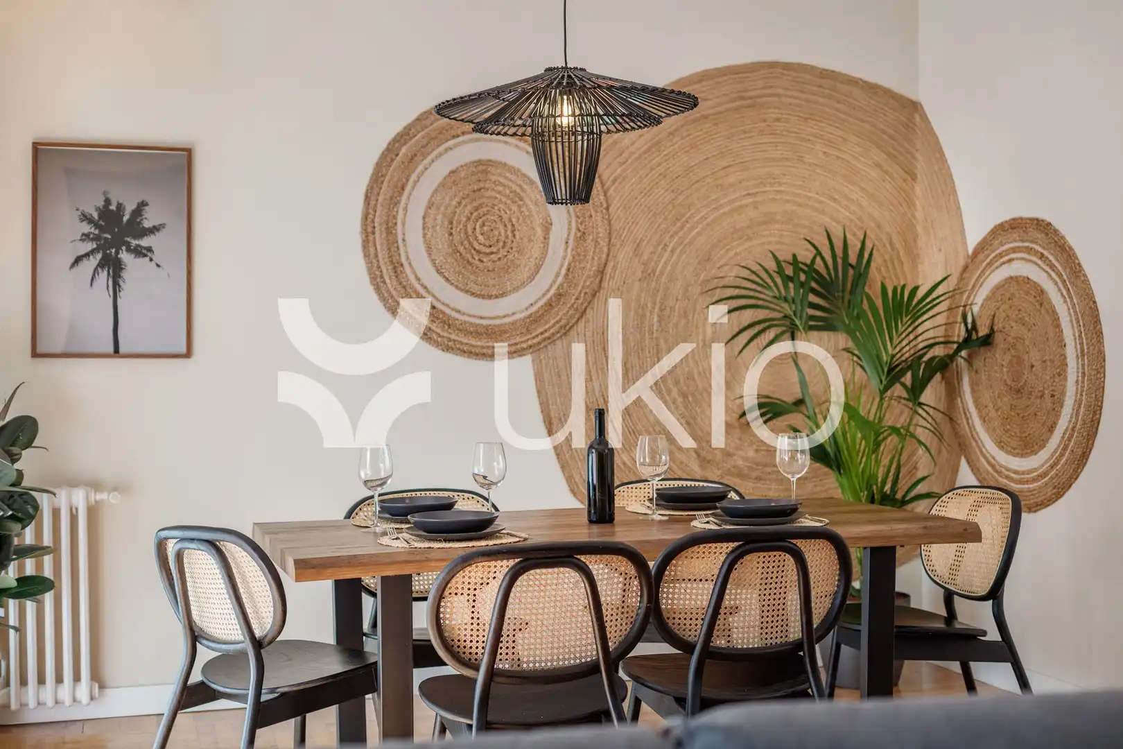 Dining room of Apartments for rent in Madrid  with Air Conditioner, Terrace and Furnished