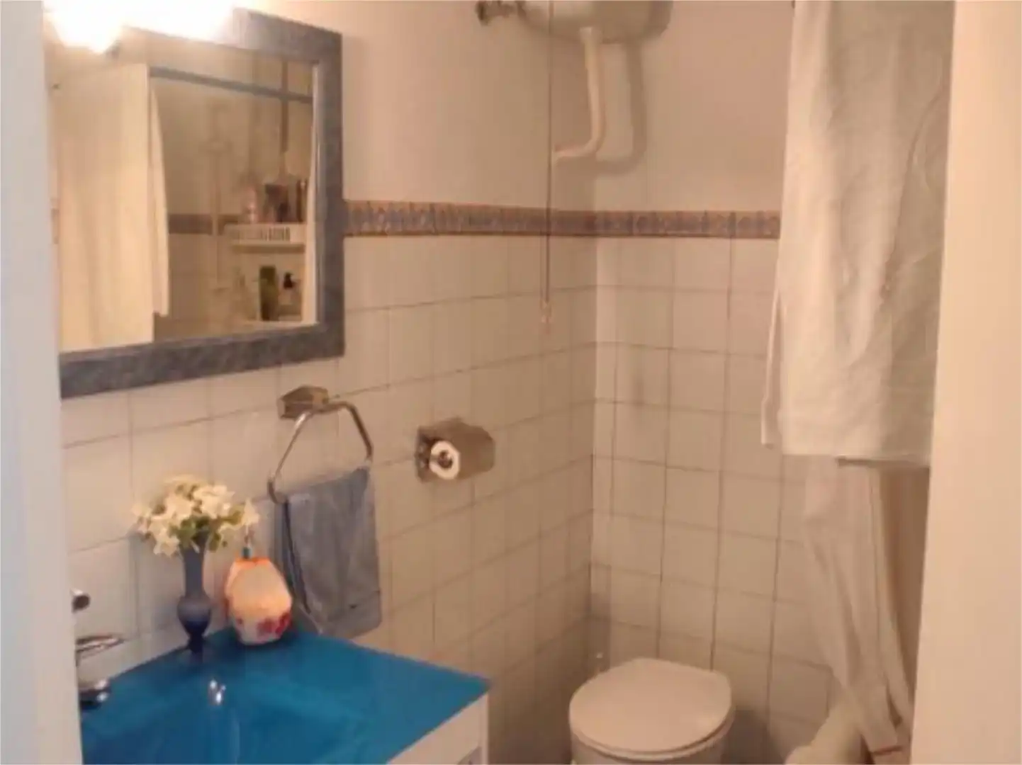 Badezimmer von Wohnung zum Verkauf in Trespaderne mit Parkett, Möbliert und Balkon