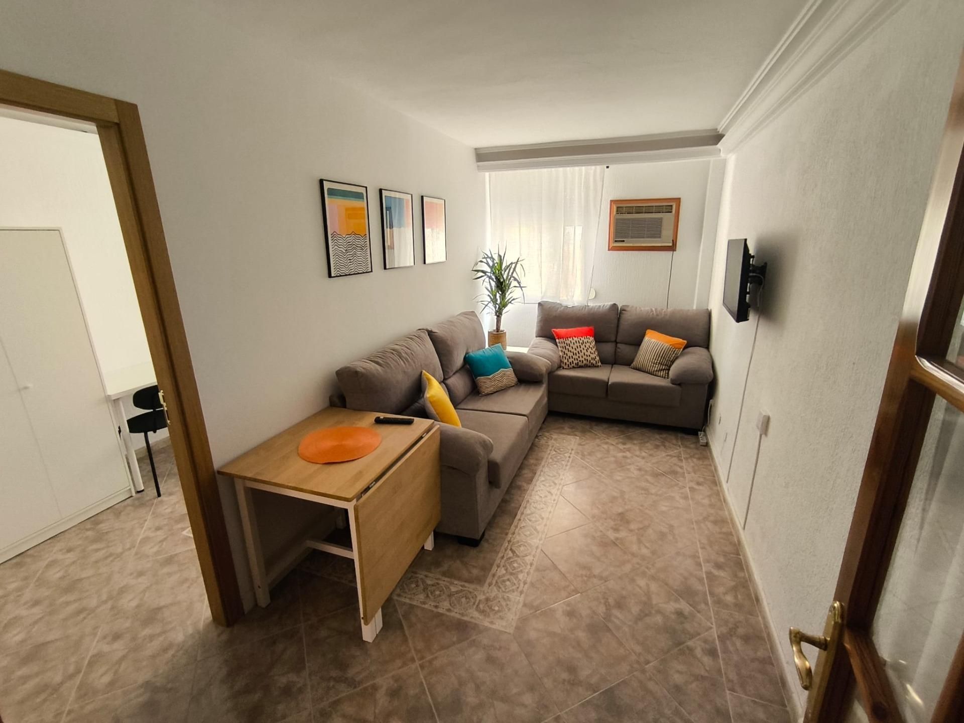 Living room of Flat to share in  Huelva Capital  with Air Conditioner and Heating