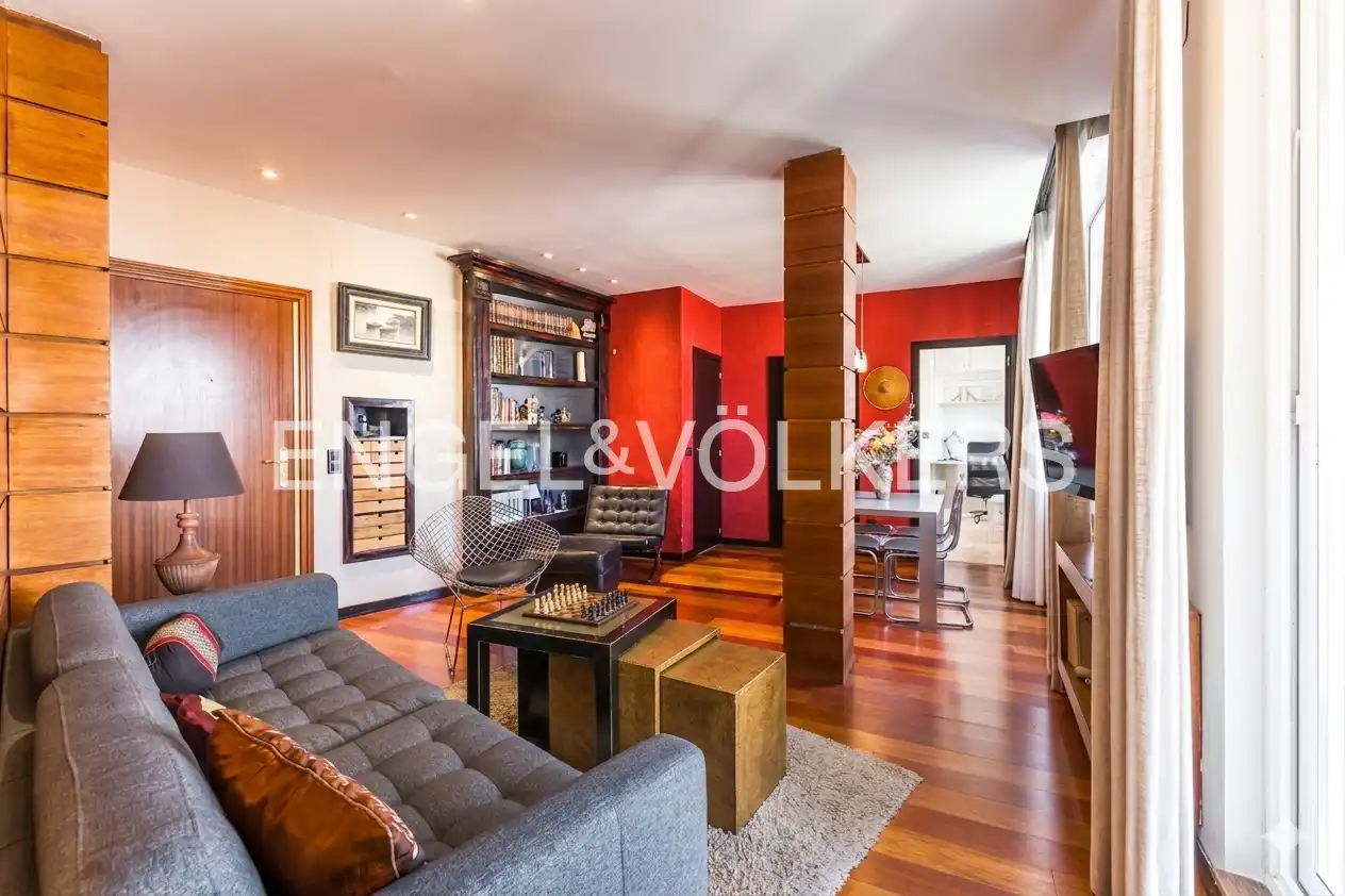 Sala de estar de Ático en venta en Madrid con Aire acondicionado, Calefacción y Terraza