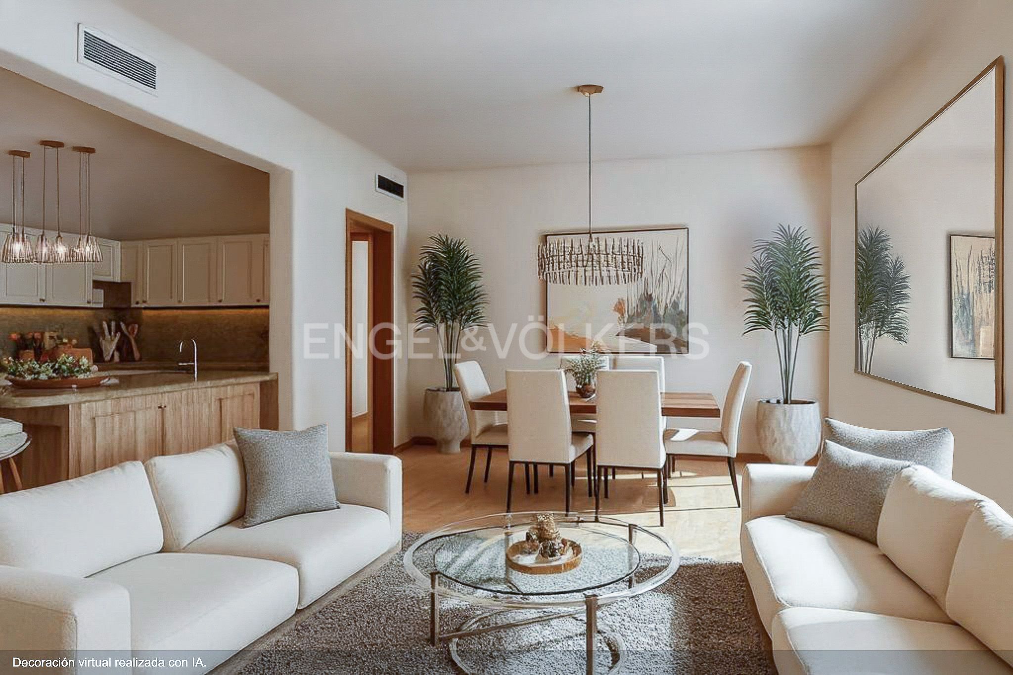 Living room of Apartment for sale in  Barcelona Capital  with Heating, Private garden and Balcony