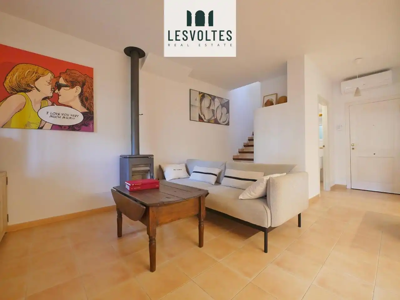 Living room of Houses for sale in Pals  with Air Conditioner, Private garden and Balcony