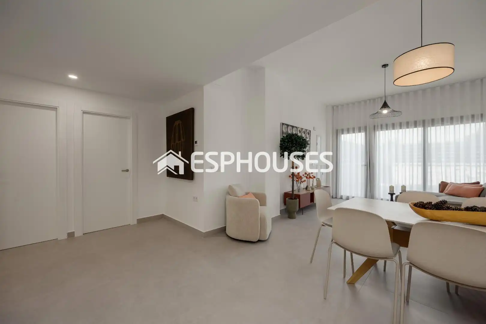 Sala d'estar de Planta baixa en venda en Villajoyosa / La Vila Joiosa amb Aire condicionat, Terrassa i Balcó