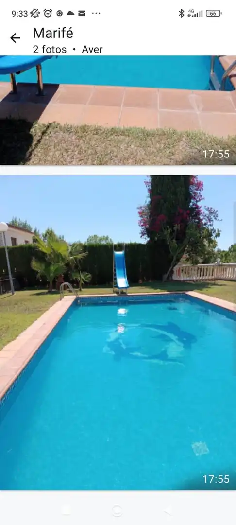 Swimming pool of Houses for sale in Almazora / Almassora  with Air Conditioner, Private garden and Terrace