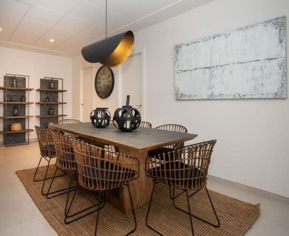 Dining room of House or chalet for sale in Alicante / Alacant  with Air Conditioner, Private garden and Storage room
