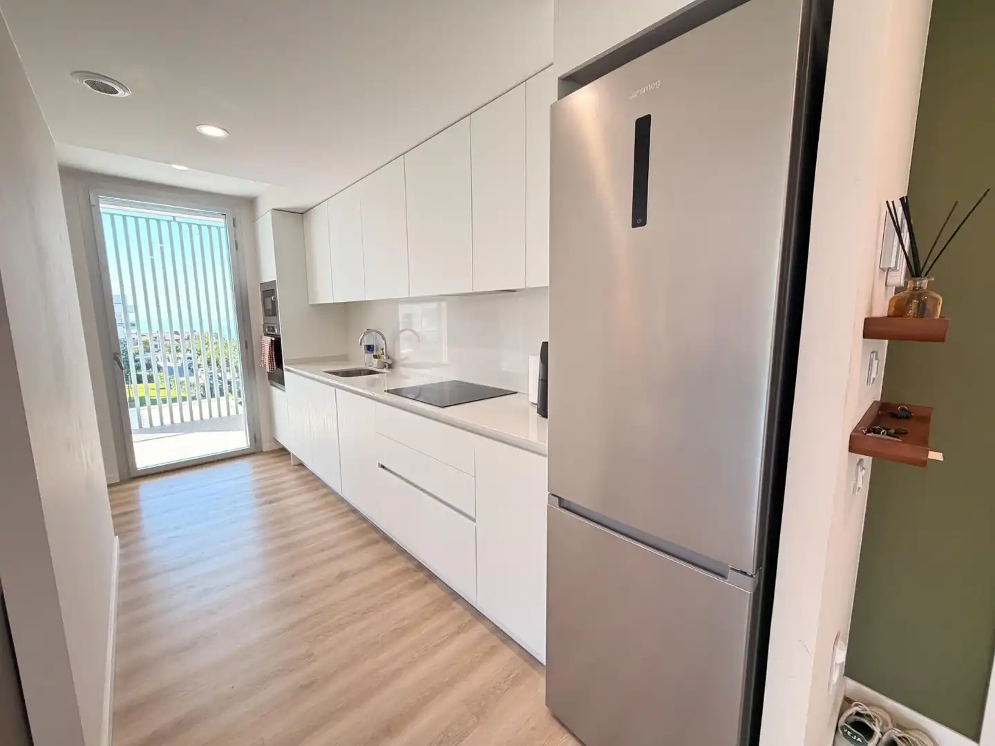 Cocina de Piso de alquiler en El Masnou con Aire acondicionado, Calefacción y Terraza