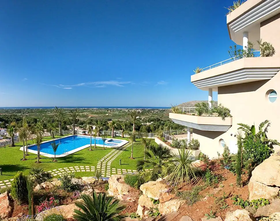 Garten von Dachboden zum Verkauf in Dénia mit Klimaanlage, Heizung und Terrasse