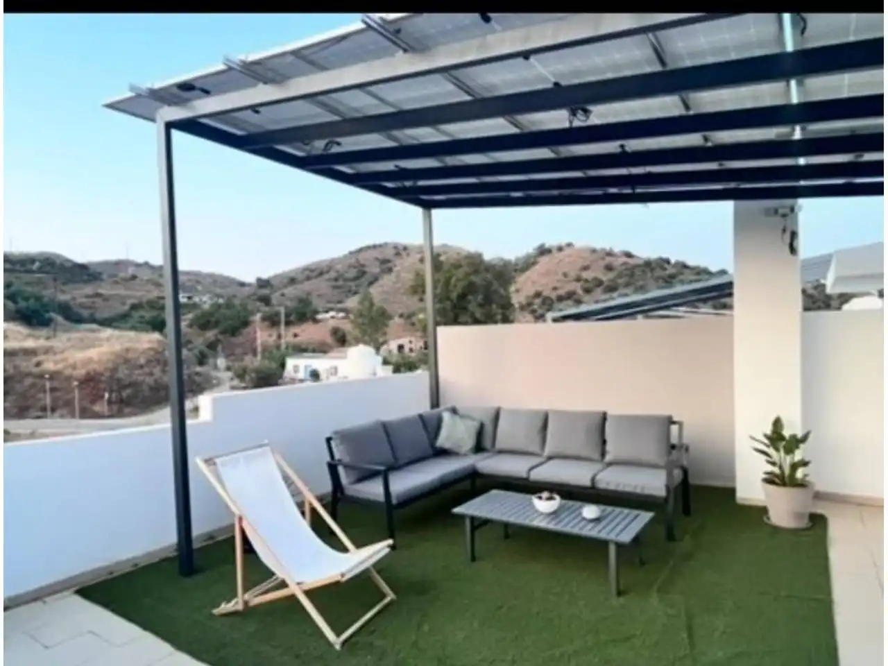 Terraza de Casa adosada de alquiler en Vélez-Málaga con Aire acondicionado, Terraza y Amueblado