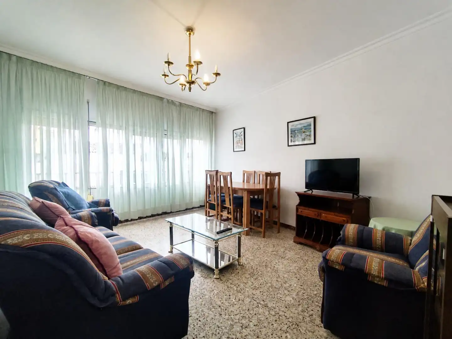 Wohnzimmer von Wohnung zur Miete in Malpartida de Plasencia mit Heizung, Terrasse und Möbliert
