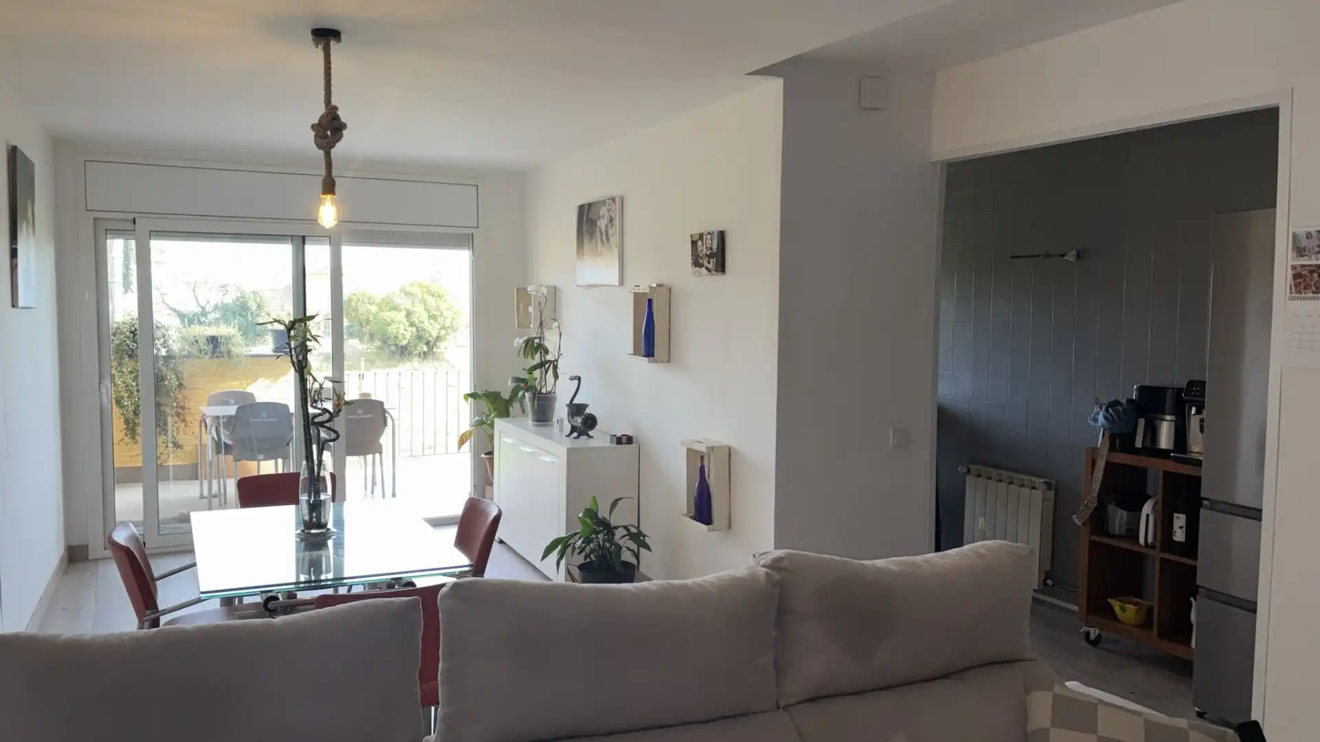 Sala de estar de Piso en venta en Santpedor con Calefacción, Horno y Balcón