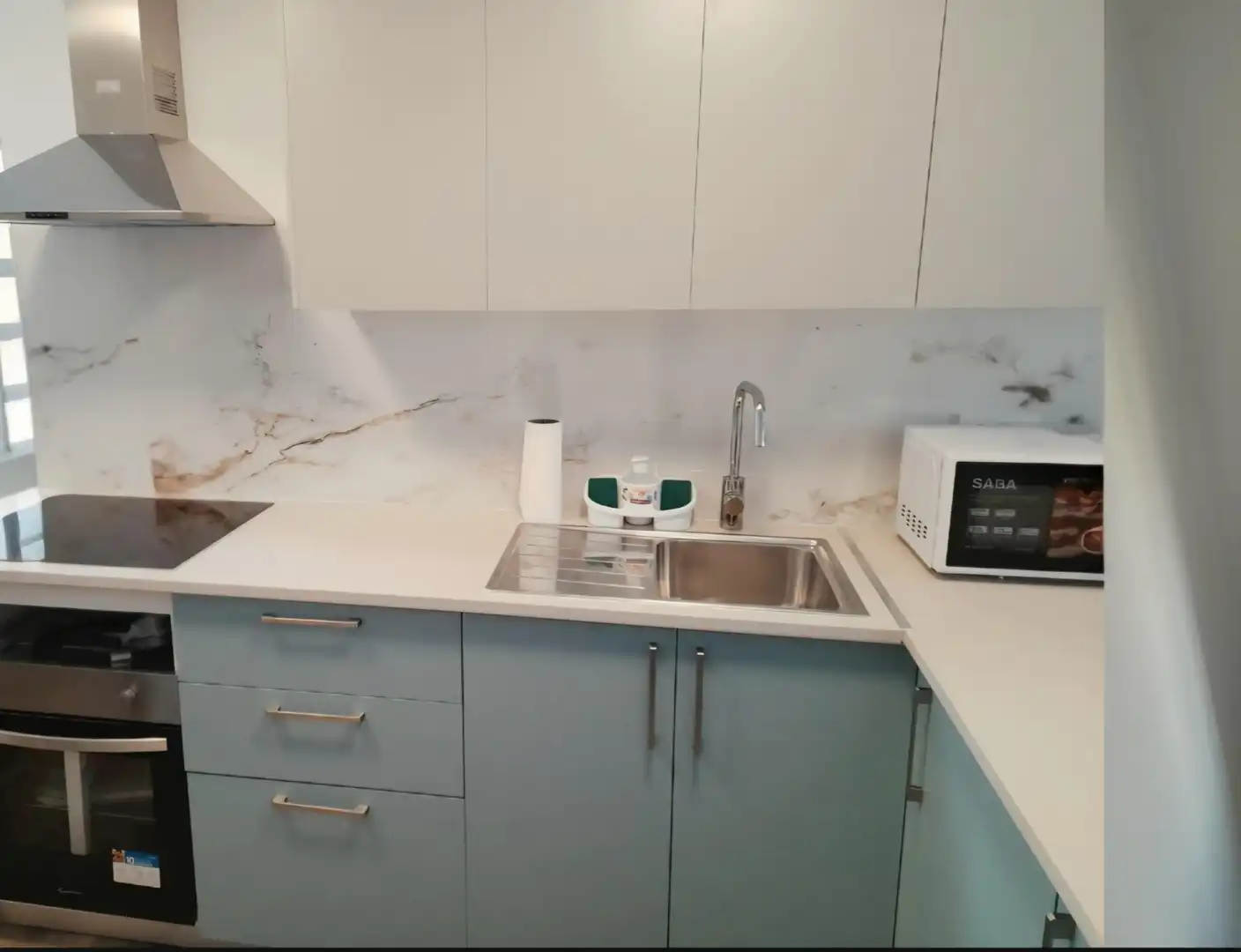 Kitchen of Flat for sale in Valencia  with Air Conditioner, Parquet flooring and Balcony