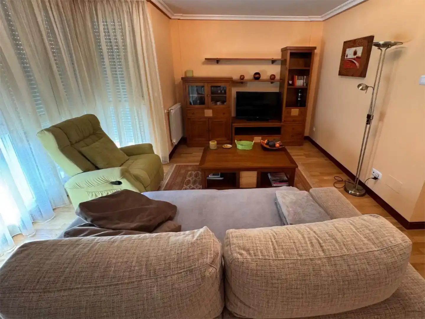 Sala de estar de Casa o chalet en venta en Santa María del Páramo con Balcón