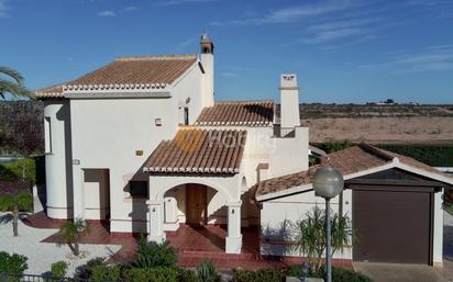 Vista exterior de Casa o xalet en venda en Fuente Álamo de Murcia amb Aire condicionat, Calefacció i Jardí privat