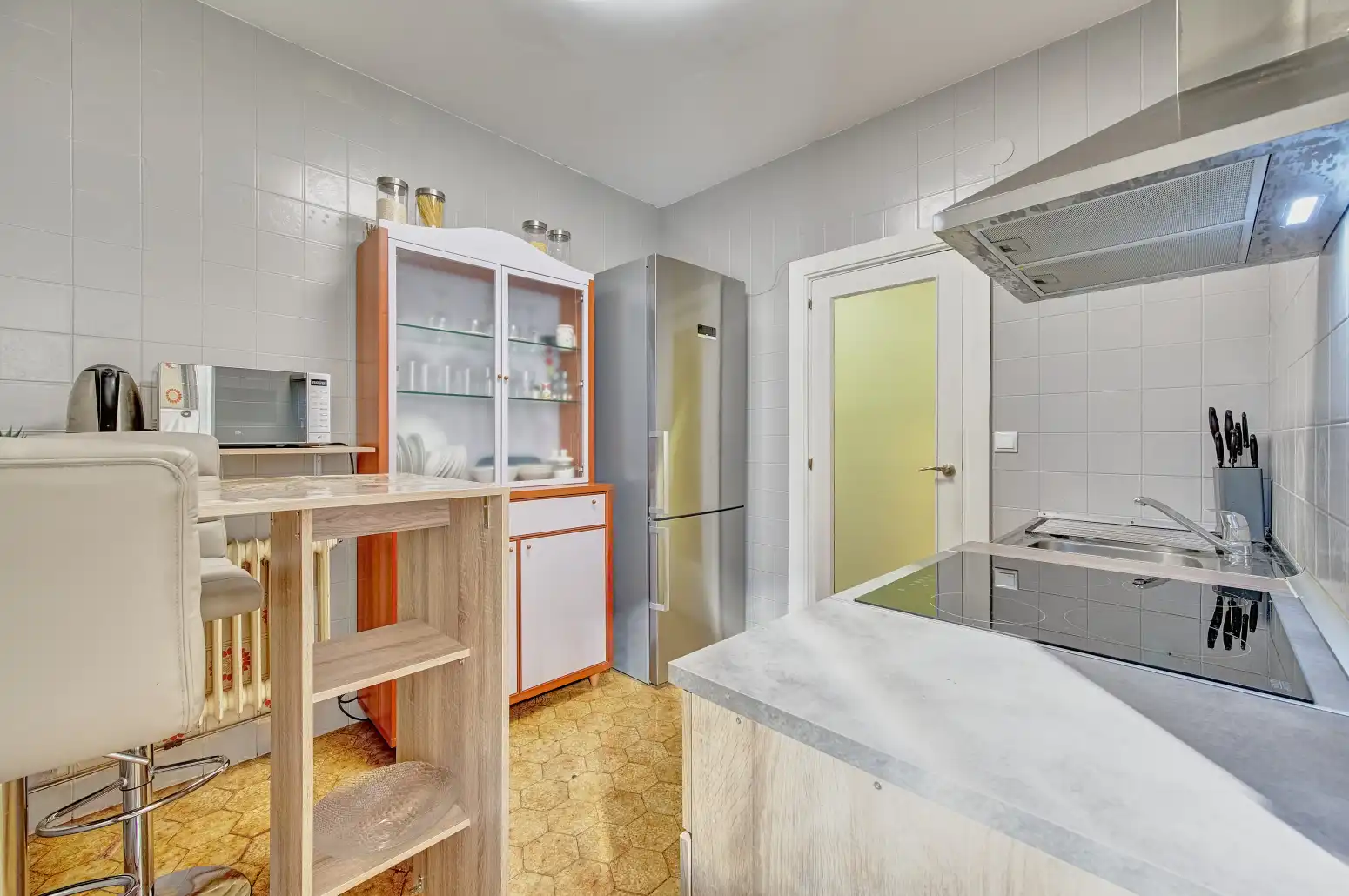 Kitchen of Flat for sale in Burlada / Burlata  with Heating and Parquet flooring