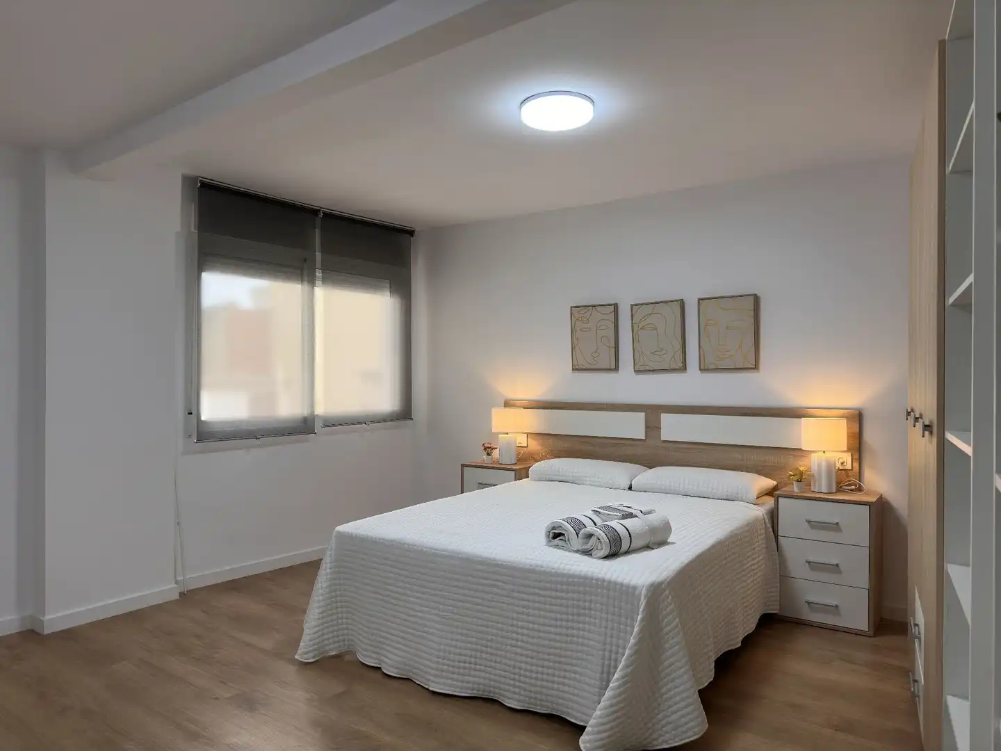 Schlafzimmer von Wohnung zum Verkauf in Albaida mit Heizung, Abstellraum und Möbliert