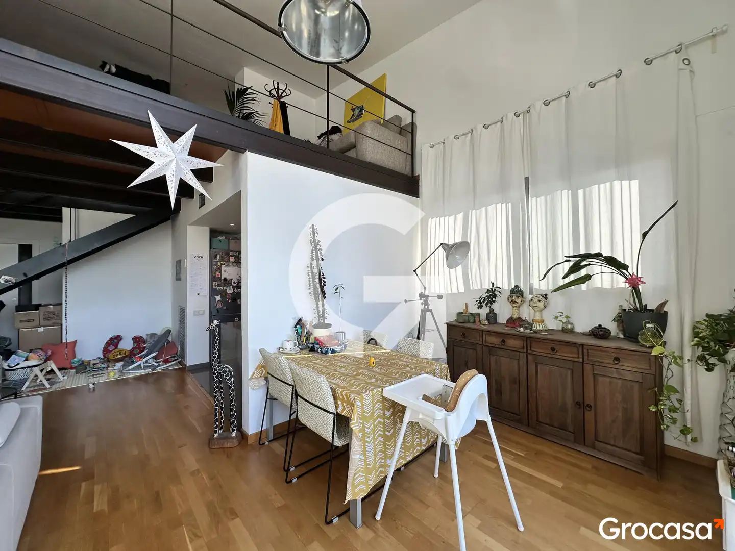 Sala d'estar de Loft en venda en Sant Feliu de Llobregat amb Aire condicionat, Calefacció i Traster