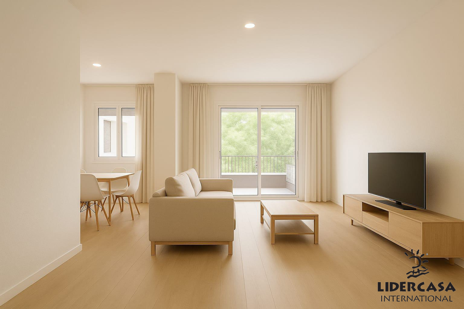 Sala d'estar de Pis en venda en  Murcia Capital amb Jardí privat i Balcó