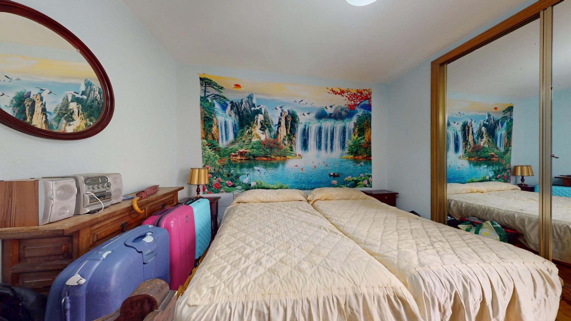 Bedroom of Flat for sale in Segovia Capital  with Heating and Balcony