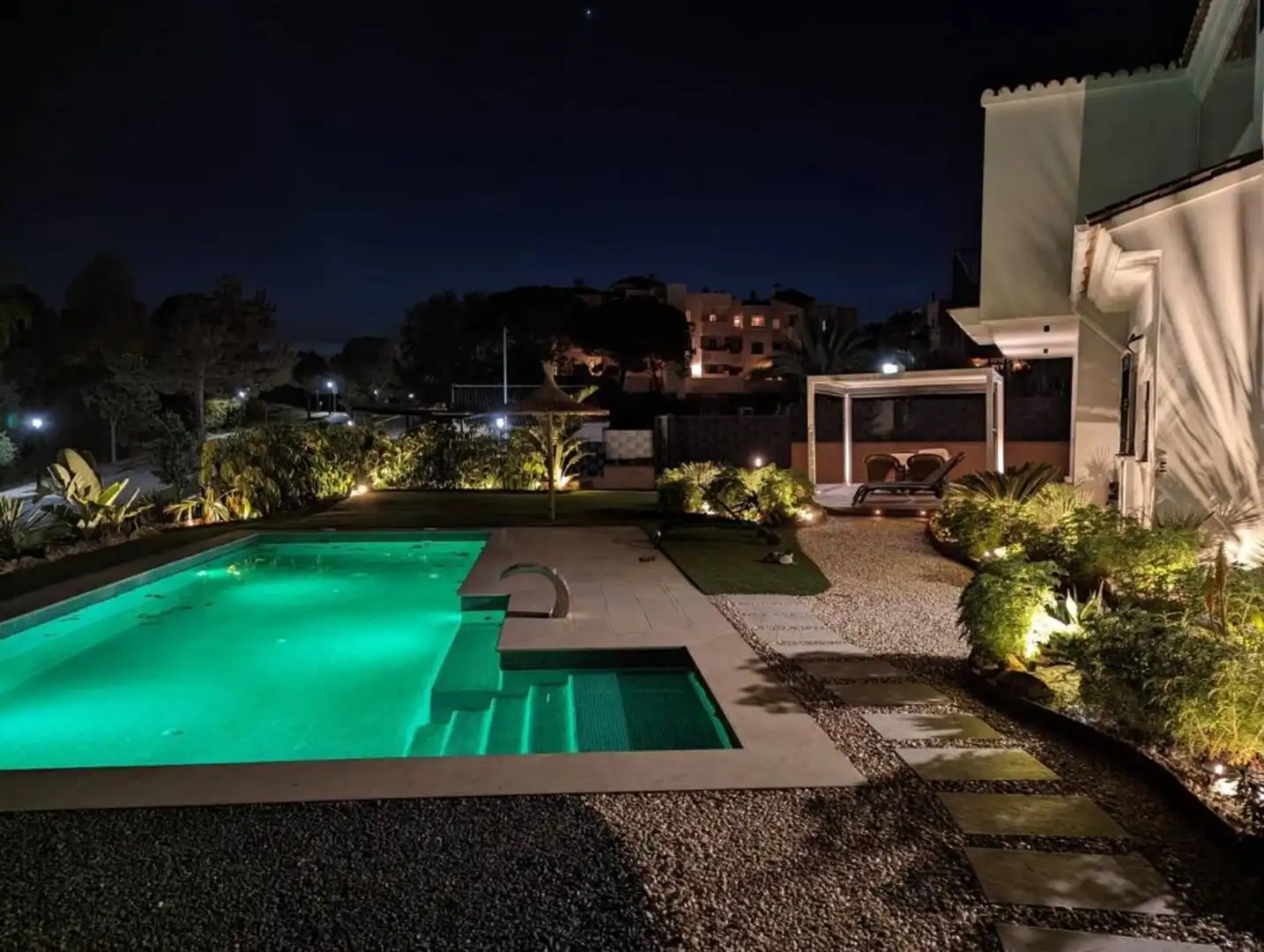 Piscina de Casa o xalet de lloguer en Marbella amb Terrassa