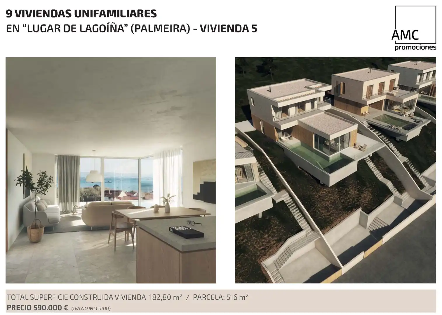 Dormitori de Casa o xalet en venda en Ribeira amb Aire condicionat, Calefacció i Jardí privat