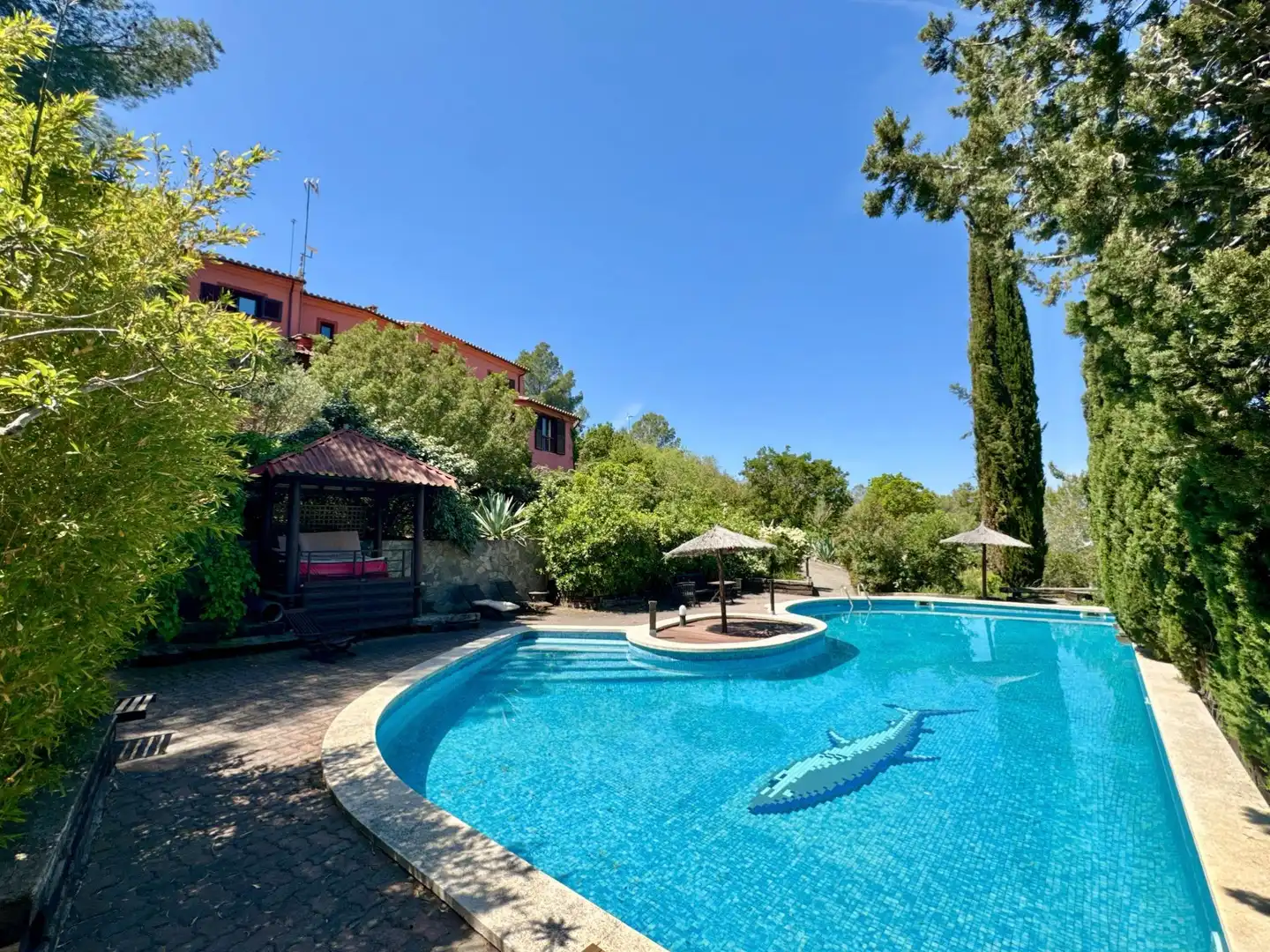 Piscina de Casa o xalet en venda en Olivella amb Calefacció, Jardí privat i Terrassa