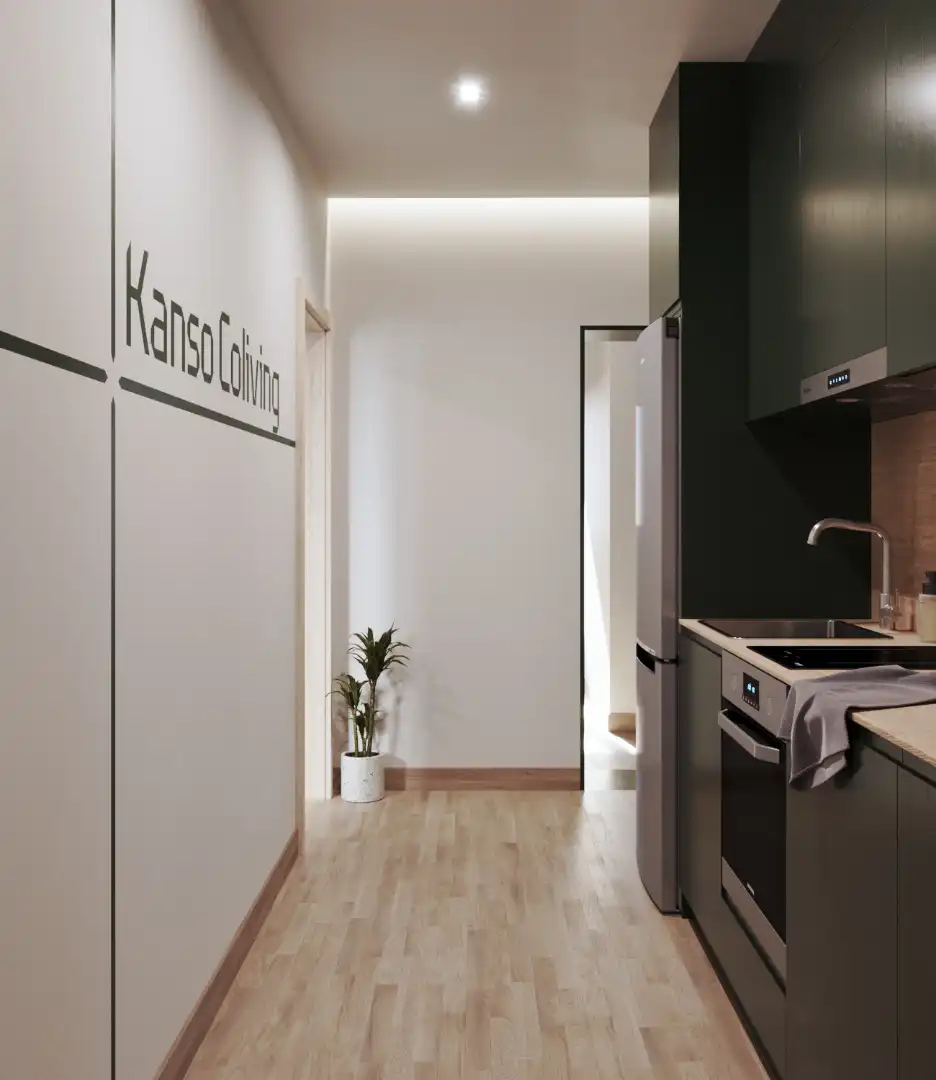 Kitchen of Houses for share in Madrid  with Air Conditioner, Heating and Terrace