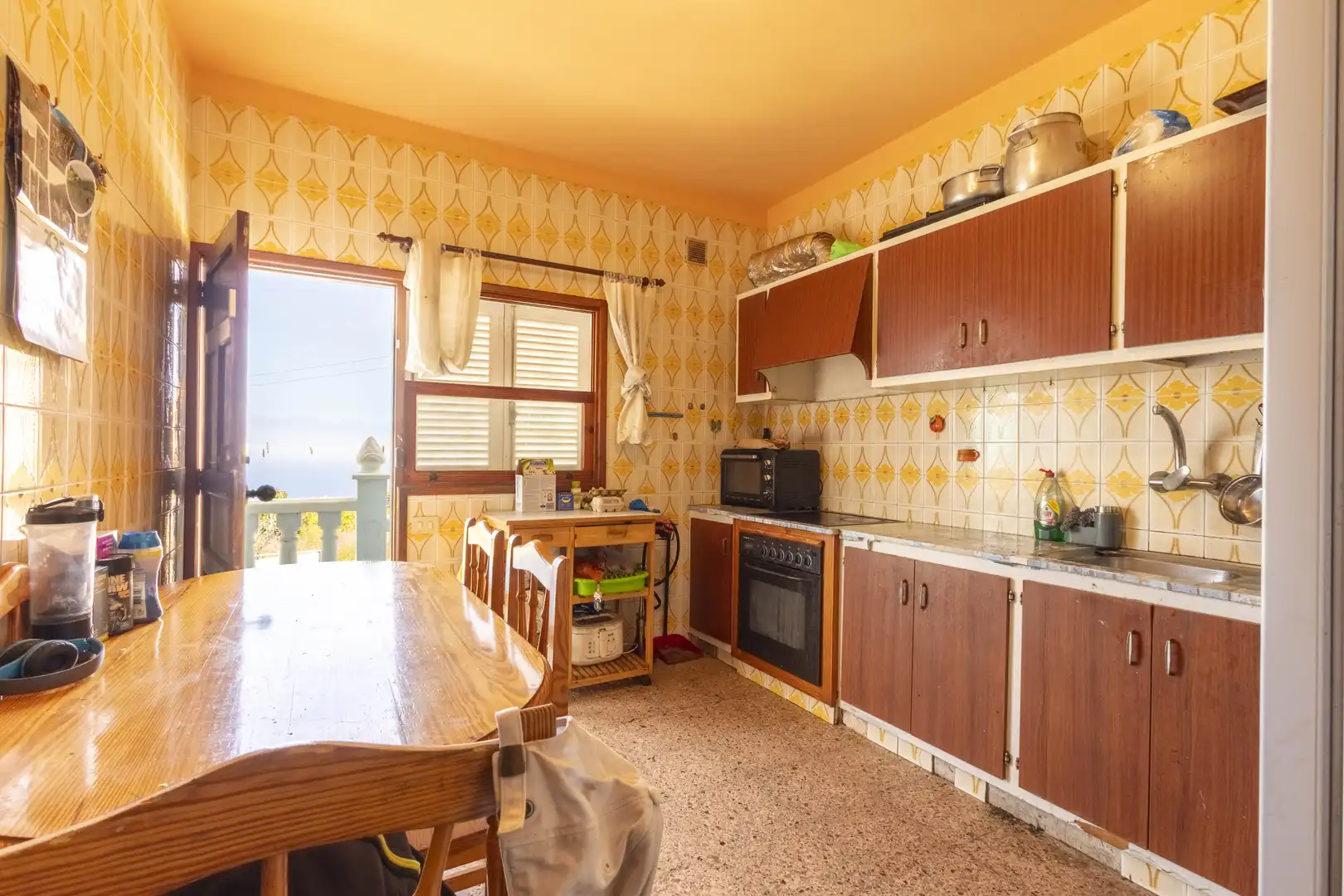 Cuina de Casa o xalet en venda en Breña Baja amb Jardí privat, Terrassa i Traster