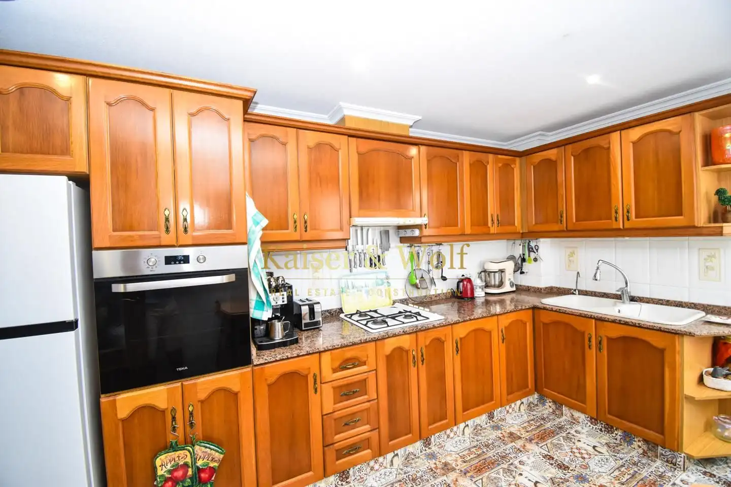 Kitchen of Flat for sale in Santa Pola  with Air Conditioner and Terrace