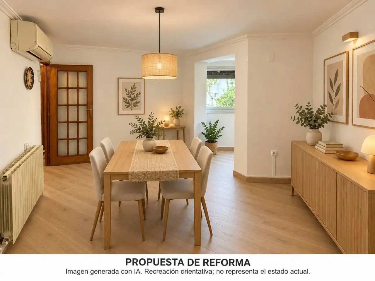 Esszimmer von Wohnung zum Verkauf in Sabadell mit Klimaanlage, Heizung und Abstellraum