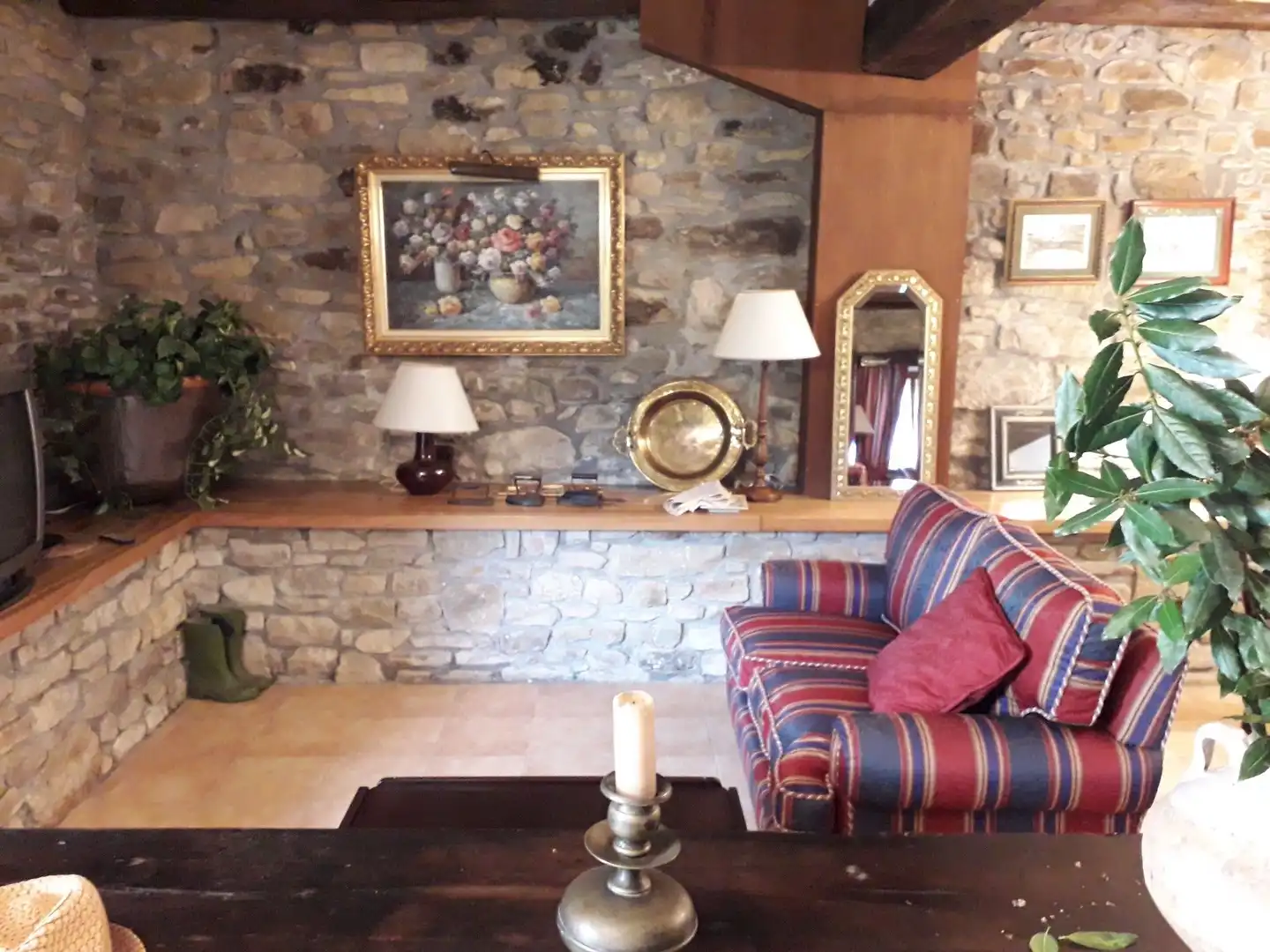 Sala d'estar de Casa o xalet en venda en Orozko amb Terrassa i Moblat