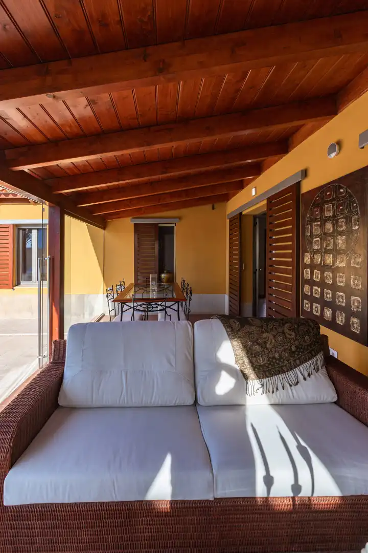 Terrassa de Casa o xalet en venda en Tacoronte amb Jardí privat, Terrassa i Piscina