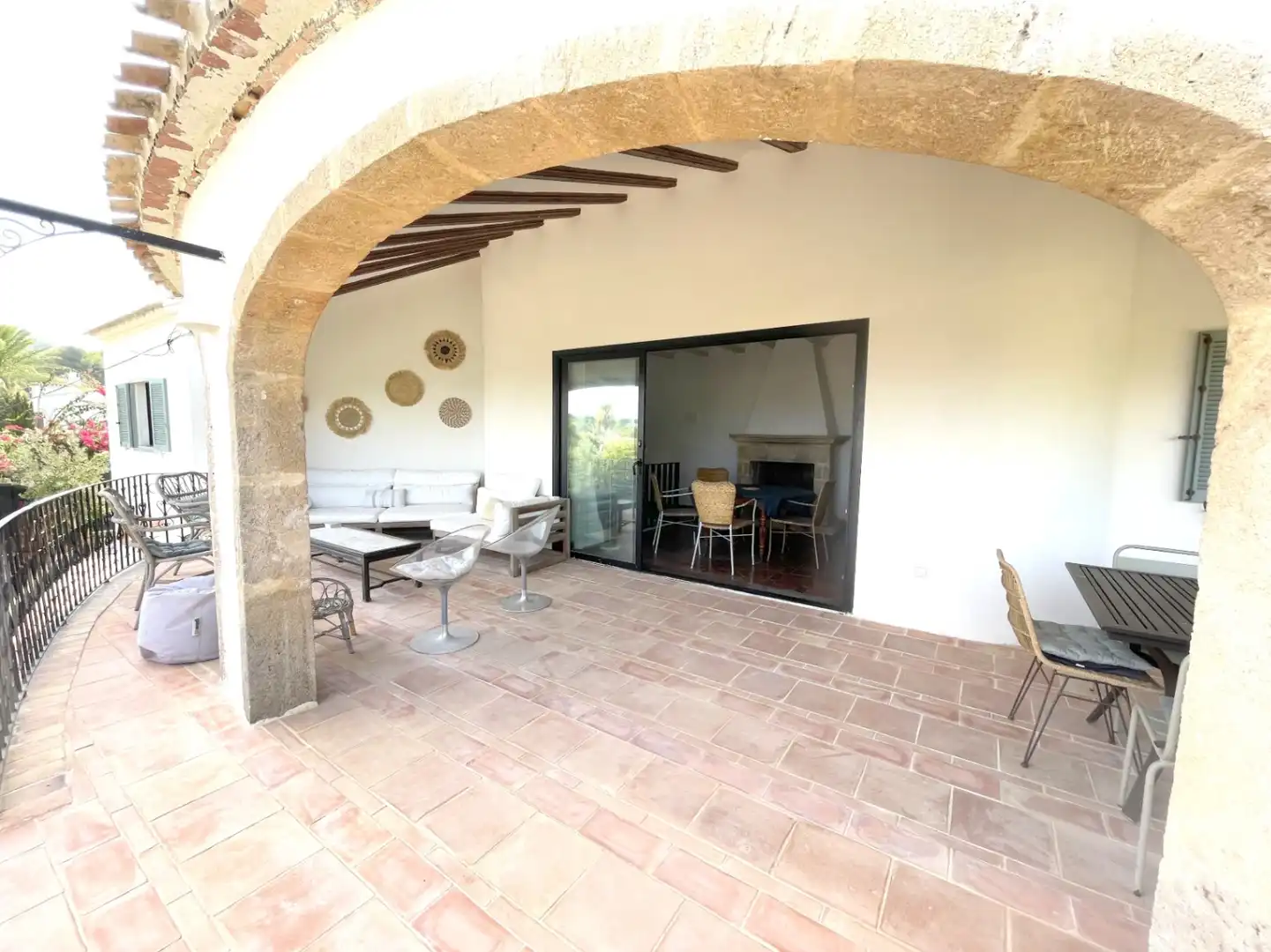 Terraza de Casa o chalet de alquiler en Jávea / Xàbia con Aire acondicionado, Calefacción y Jardín privado