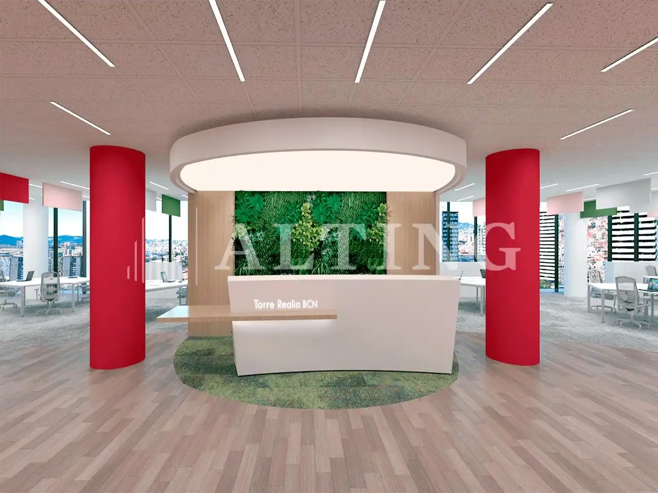 Büro zur Miete in L'Hospitalet de Llobregat mit Klimaanlage
