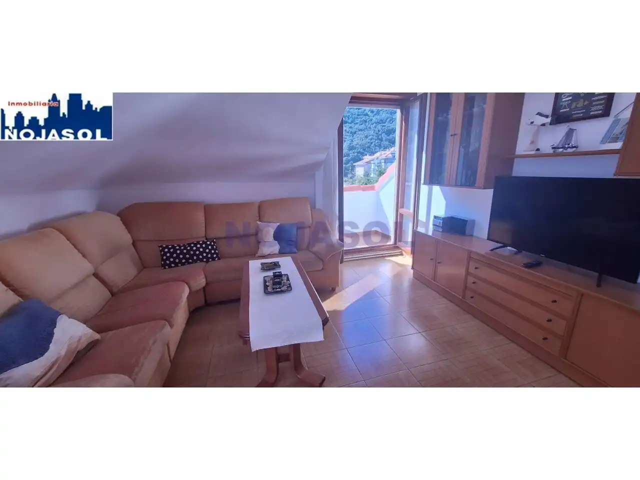 Living room of Flat for rent in Noja  with Heating, Terrace and Furnished