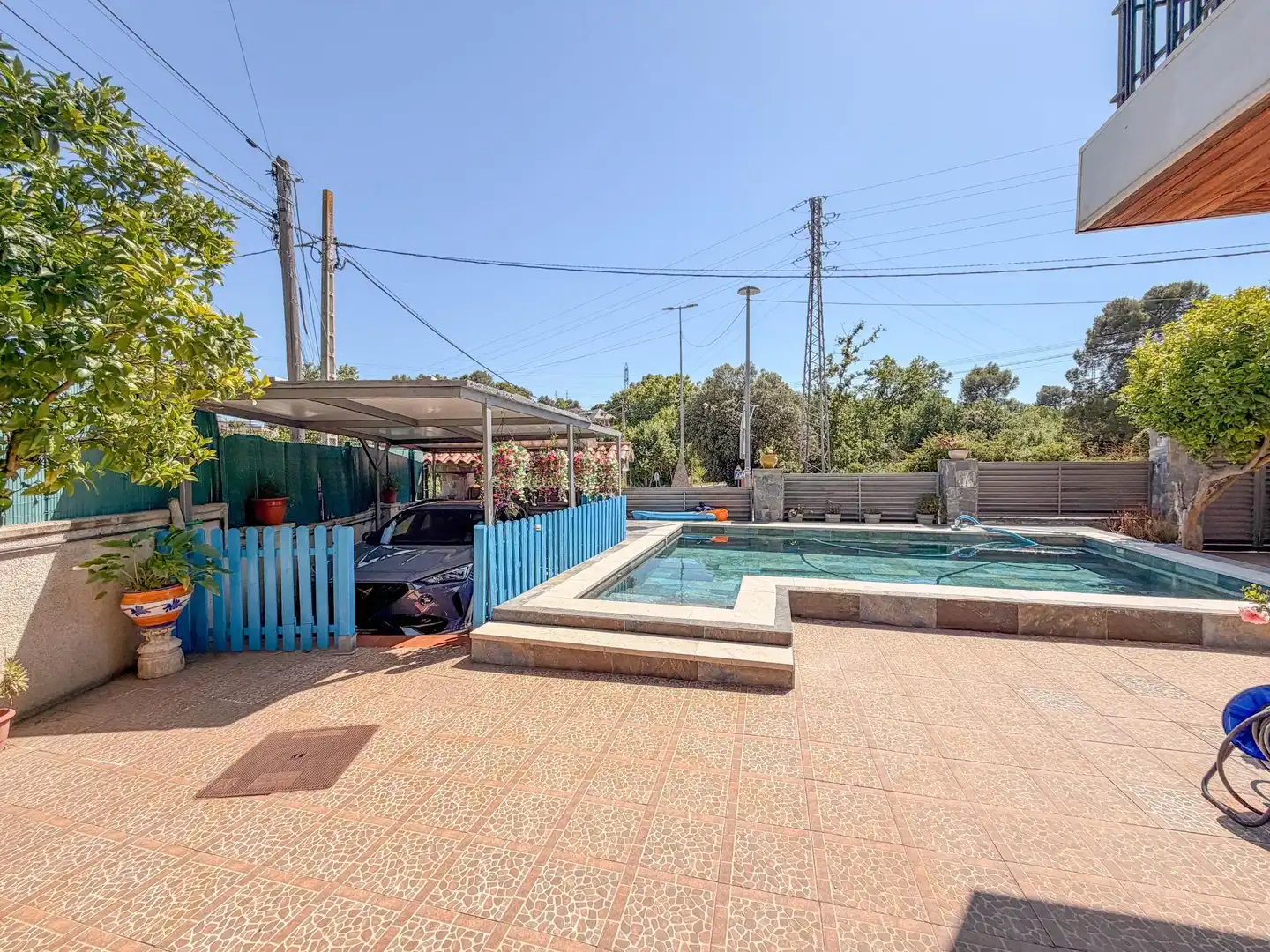 Swimming pool of Detached homes for sale in Abrera  with Air Conditioner, Heating and Private garden