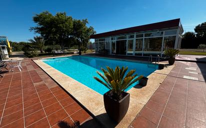 Swimming pool of House or chalet for sale in  Zaragoza Capital  with Private garden, Storage room and Swimming Pool