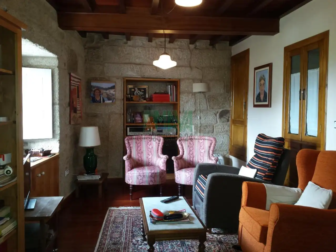 Sala d'estar de Casa o xalet en venda en Paderne de Allariz amb Calefacció, Jardí privat i Terrassa