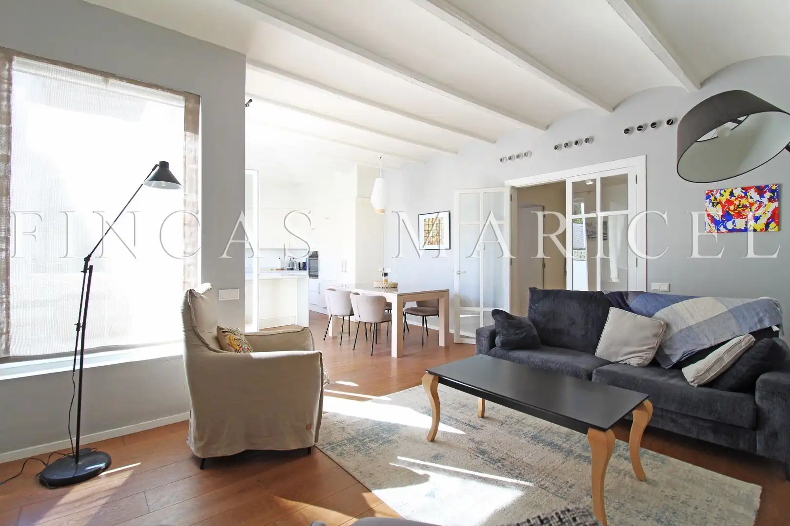 Sala d'estar de Pis en venda en Sitges amb Aire condicionat, Calefacció i Terrassa
