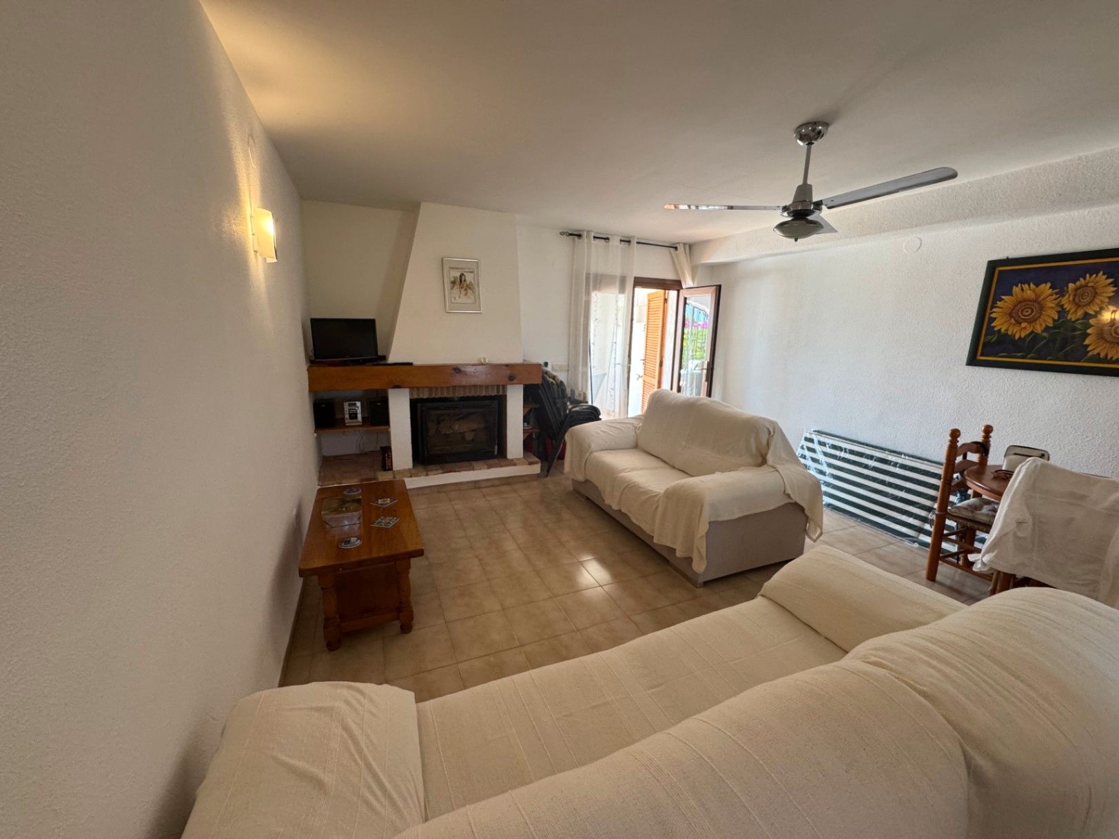 Living room of House or chalet for sale in Moraira  with Air Conditioner, Terrace and Swimming Pool