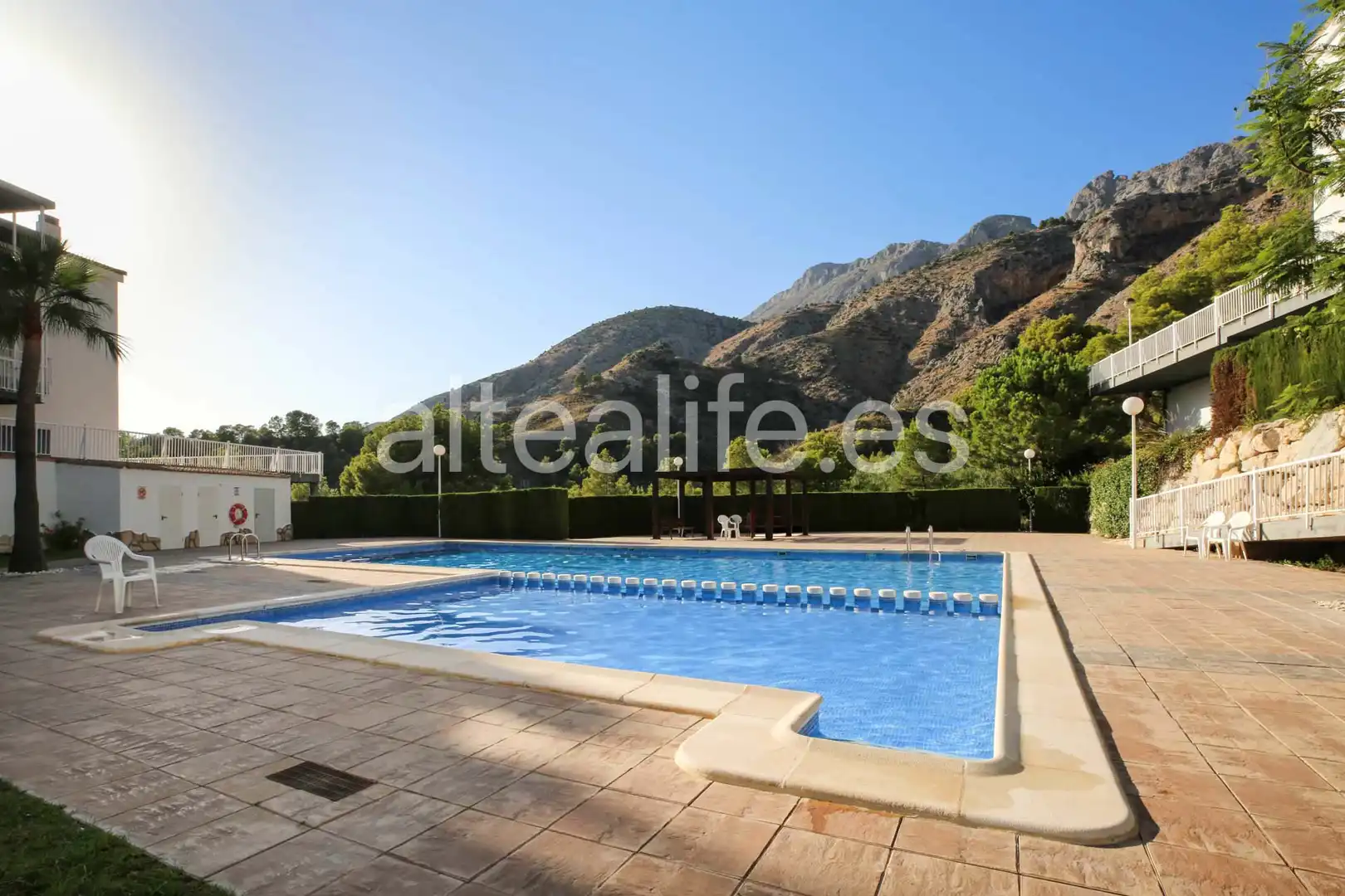 Schwimmbecken von Wohnungen zur Miete in Altea mit Klimaanlage, Heizung und Terrasse