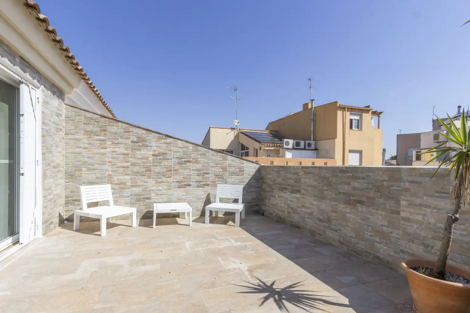 Terraza de Casa o chalet de alquiler en Vinalesa con Aire acondicionado, Terraza y Amueblado