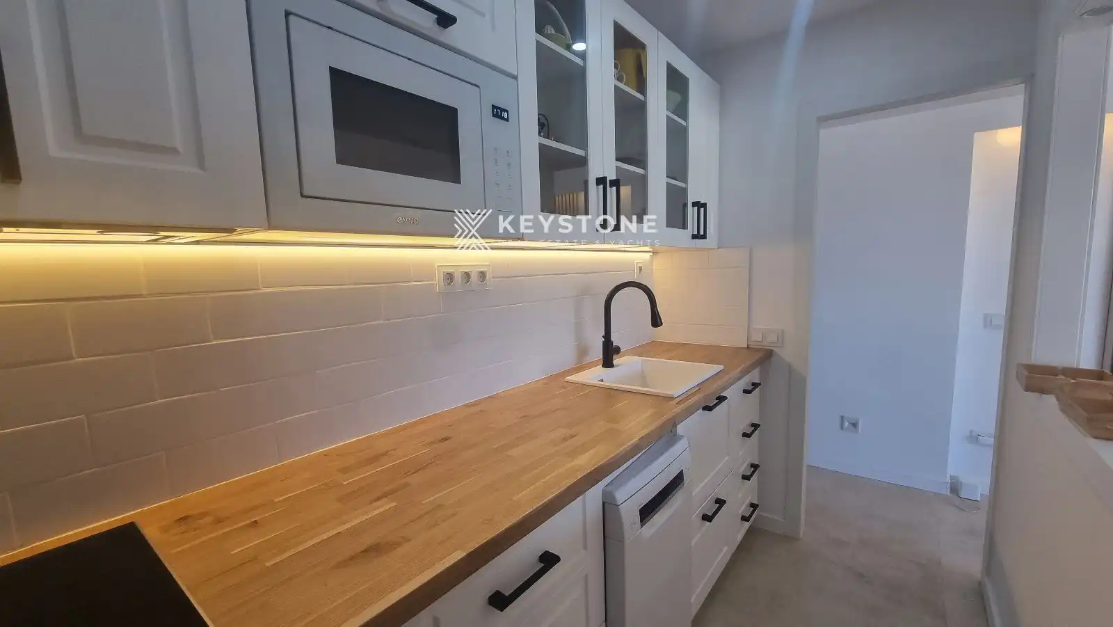 Küche von Wohnung zur Miete in Calvià mit Terrasse, Schwimmbad und Gemeinschaftspool