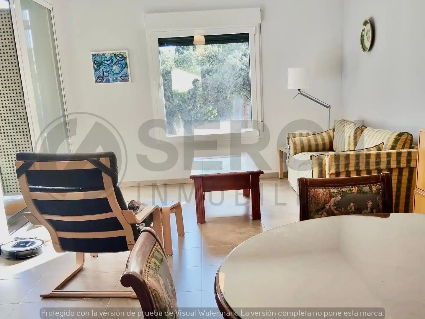 Sala d'estar de Casa o xalet en venda en Navas de Riofrío amb Calefacció, Jardí privat i Traster